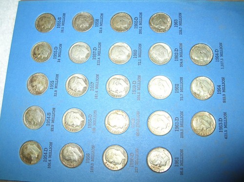 LOT of 48 ROOSEVELT HEAD DIMES TEN CENT COIN 20th CENTURY 10¢ COINS SILVER DIME - Picture 14 of 21