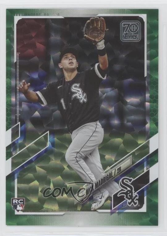 2021 Topps Green 141/499 Nick Madrigal #197 00gy