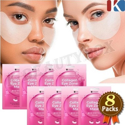 Collagen Hydro Eye Zone Mask 8 PACKS (240 Sheets) Under-Eye Patches Eye Pads