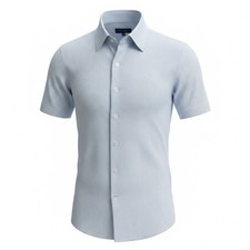CLUB ROOM MENS SHORT SLEEVE DRESS SHIRT