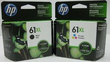 Genuine Factory Sealed HP 61XL Black 61XL Color Inkjets 1 of ea 2023-2026
