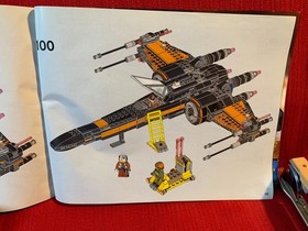 LEGO 75102 Star Wars Poe's X-Wing Fighter Instruction Booklet Manual Only