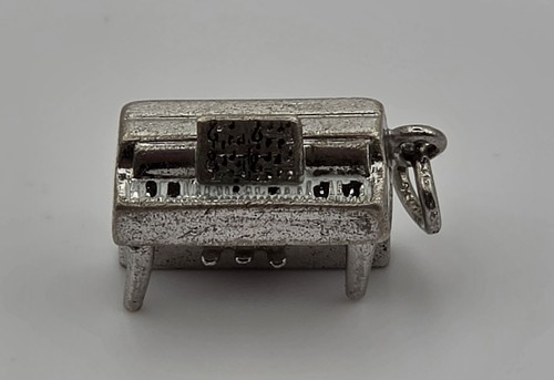 Vintage Sterling Silver Upright Piano Charm
