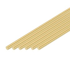 24 Pezzi Asta Tonda Ottone Massiccio, 2mm x 203mm H62 Barra Tornio Ottone Stock Asta Ottone