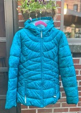 Champion Venture Loft Girls L Puffer Coat Hooded Inner PocketCordSlotThumb Holes