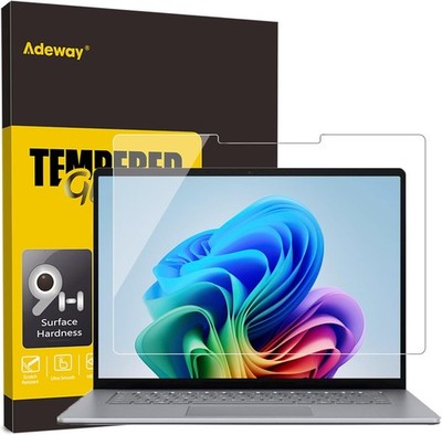 13.8 Inch Tempered Glass Screen Protector for Surface Laptop 7, Ultra Clear, Ant