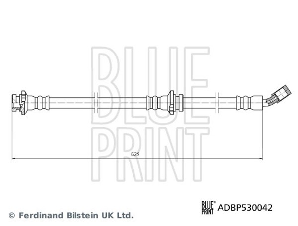 Blue Print Bremsschlauch ADBP530042 FüR Nissan Trail 3 Qashqai 2 J11 Dig Dci T32-image