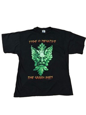 Vintage 1997 Type O Negative The Green Men T Shirt Xl