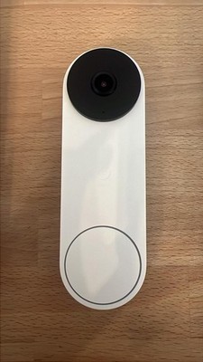 Google Nest Doorbell 2k Wired 3rd Gen, Snow