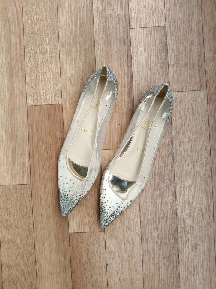 BAILARINA DE MALLA CHRISTIAN LOUBOUTIN TALLA EU 39, US 9, 6 UK Foto 3 de 4