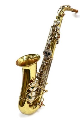 1965 BUESCHER Aristocrat Alto Sax w/ Case, Mouthpiece, Strap