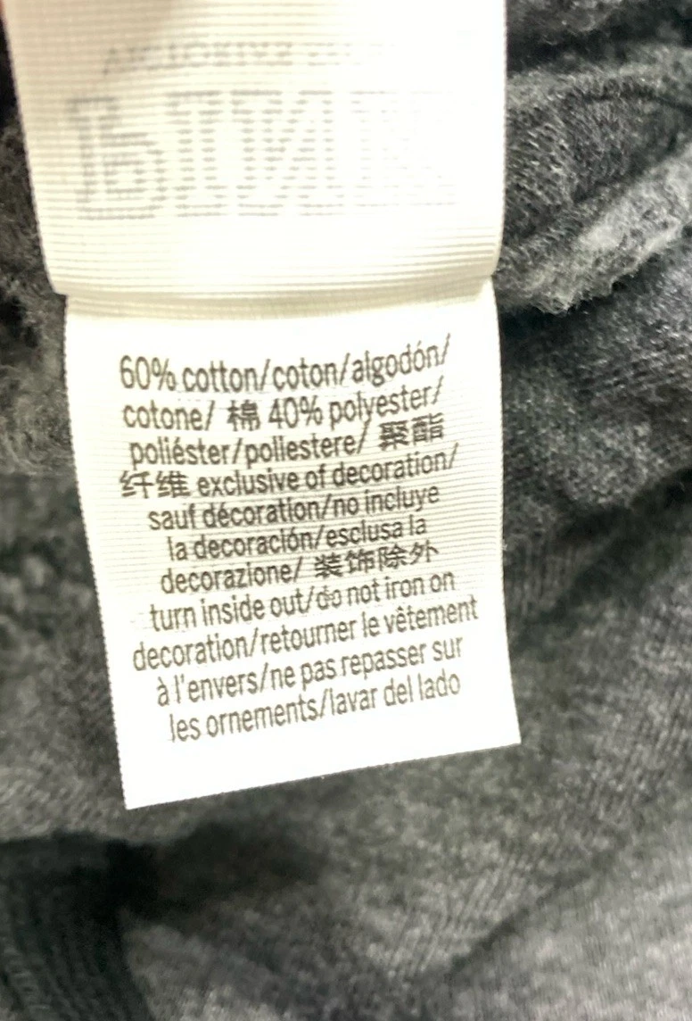 UNDERCOVER Felpa con cappuccio pullover rosa Victoria's Secret P logo floreale donna grande grigio scuro