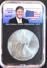 2016 American Eagle NGC MS-70 President Trump Vtg TONED-0.999 Silver 1 Oz Coin