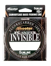 SUNLINE Fluorocarbon Line Shooter  Sniper  Invisible  25.4 ft (75 m)  6 lbs