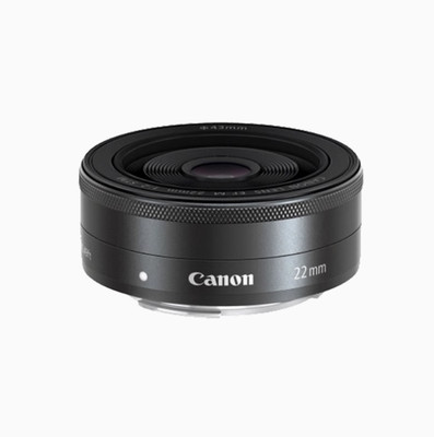 Canon EF-M22mm F2 STM Single-focus Wide-angle Lens--Black EF-M222--ONE Lens