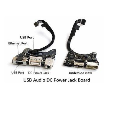Ersatz Audio DC Power Jack USB Board 820-3453-A A1465 MacBook Air 11 2013