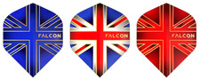 FALCON DARTS™ Strong Union Jack GT Dart flights Standard Shape 10 set Pack