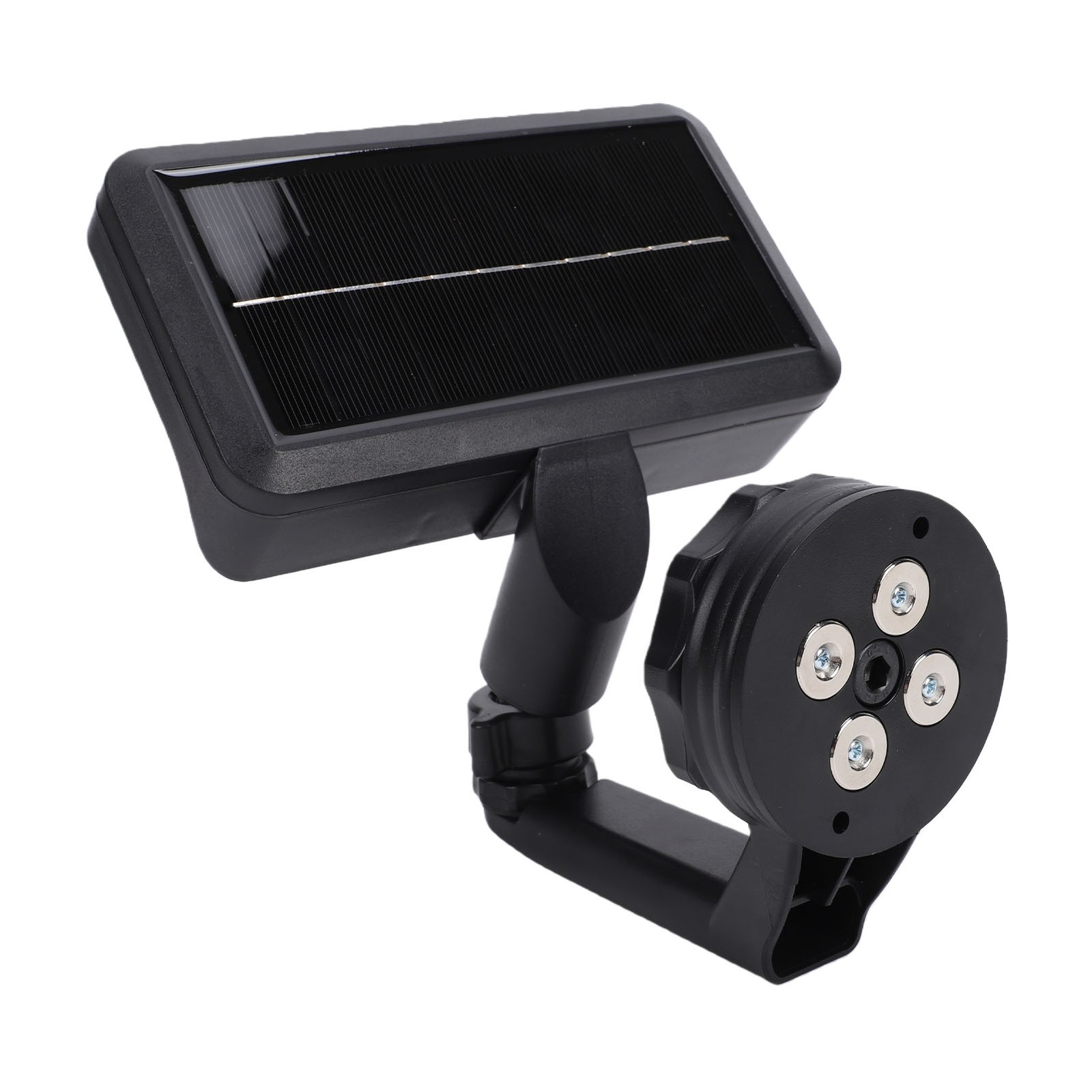 600LM Magnetic Solar Light For Wall Backyard Fence Garage Easy To Use