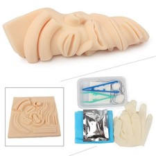 Medical Suture Training Pad Lehrmodell für menschliche Haut PVC-Silikon Neu