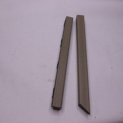 (2-Pk) NewTechWood Quick Composite Deck Tile Inside End Corner 1/12-ft x 1-ft