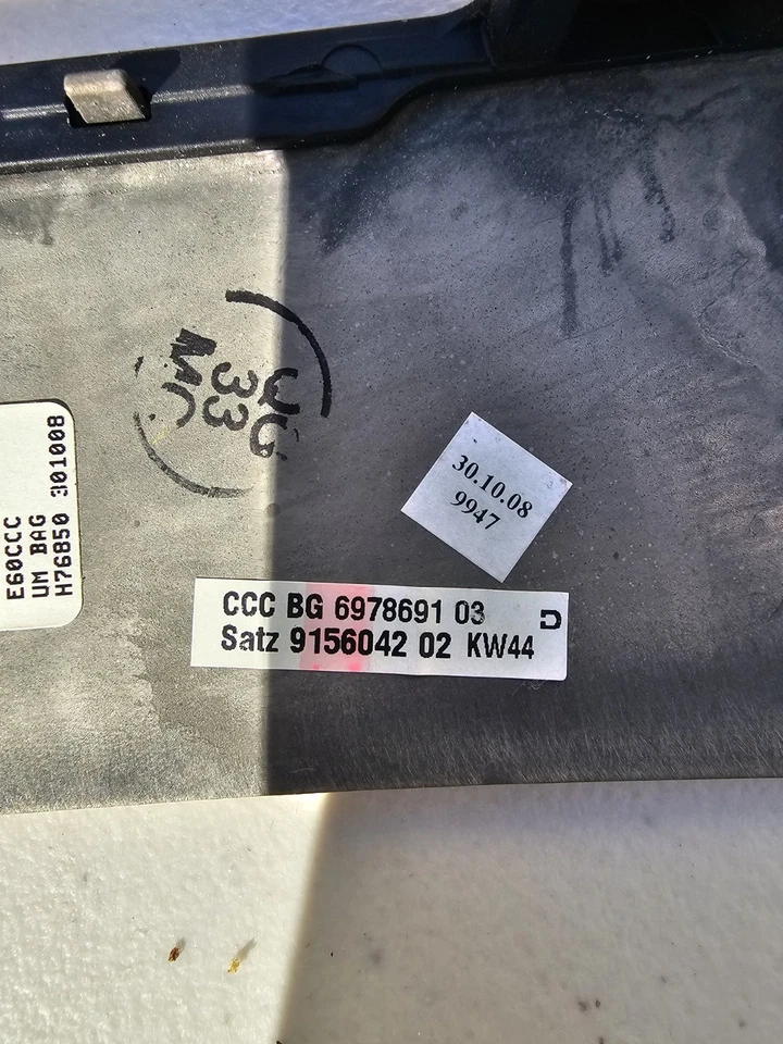 2009 BMW 535i центральная панель ободок отделка с переключателями 916905202 - Изображение 3 из 4