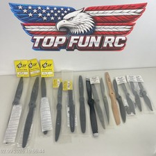 New Bolly Products, Top Flite, Dynathrust, APC Props (Lot of 14) jm