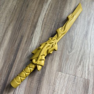 Lego Ninjago Foam Gold Sword of Fire Rare Full Size 21" Cosplay Costume 2019