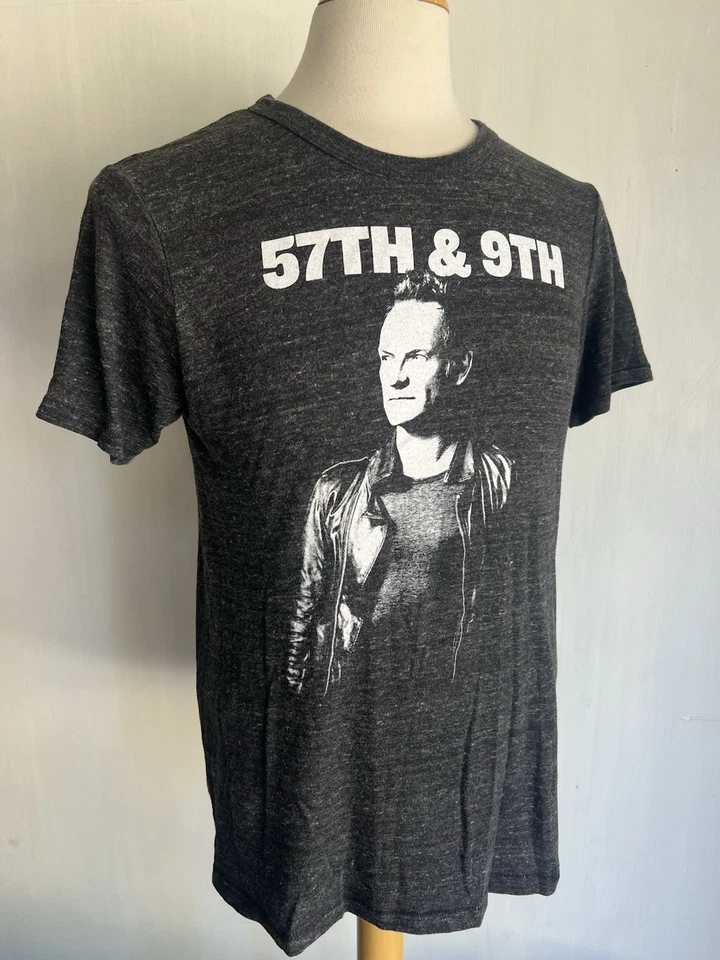 STING (2016) Official Unisex "57th & 9th" Police Record Promo T-Shirt Size M/L - Image 2 of 4