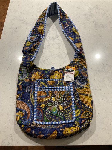 Bohemian Cotton Crossbody Bag by Rising InternationalNWT 0151