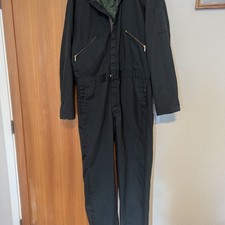 Vintage Walls Blizzard-Pruf Insulated Coveralls Mens Red Quilted Lined, medium t