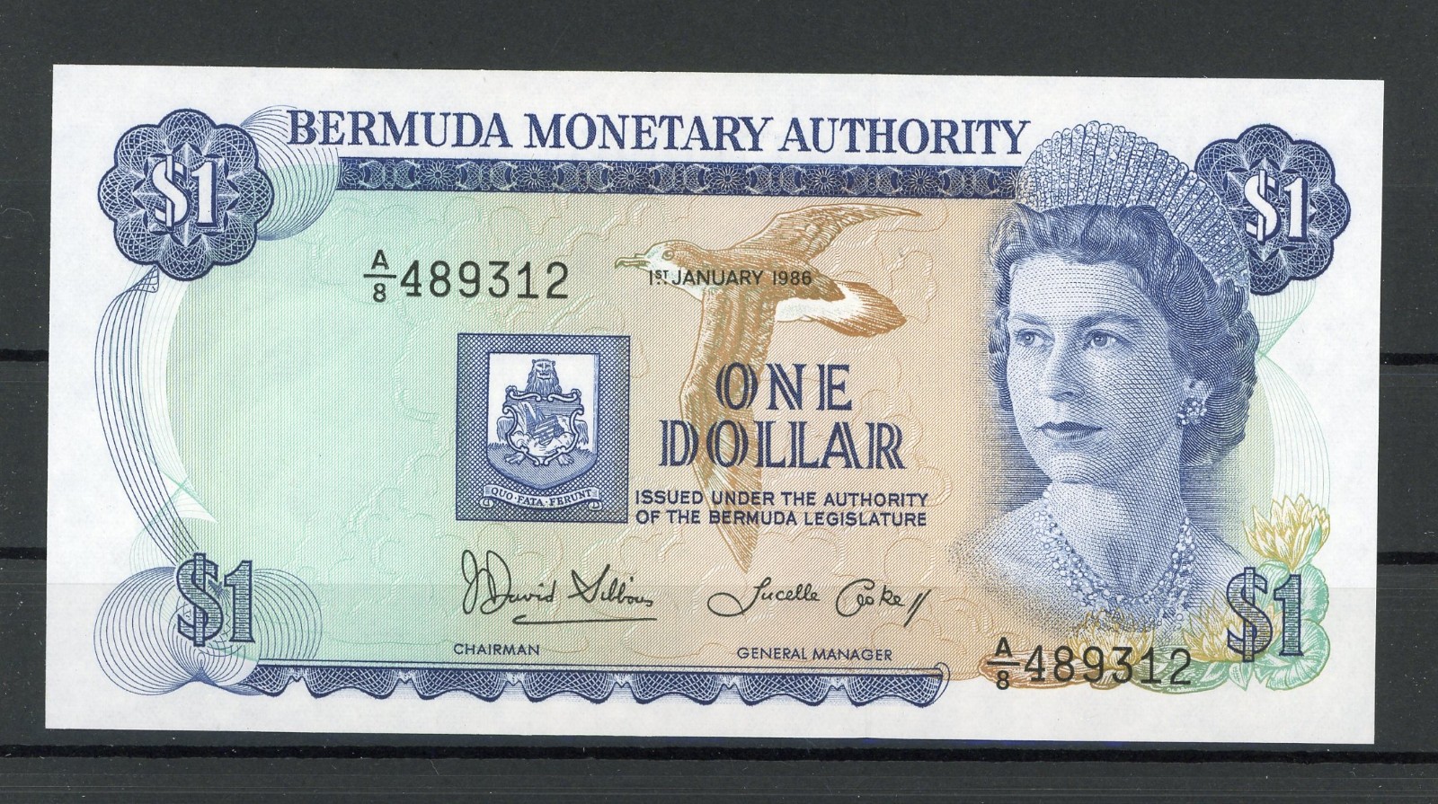 Billete Bermda de 1 dólar UNC ........................................2/32791