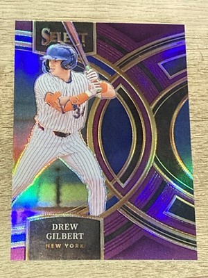 E822 /99 2024 Panini Select Premier Level Purple Prizm Drew Gilbert #67