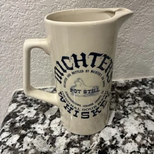 Vintage Michter's Whiskey Advertising Water Pitcher/ PUB JUG Good Used Condition