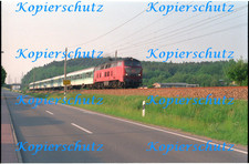 24x36 Negativ +DATEI! DBAG Diesellok 218 333 Regionalexpress Schwaan (Meckl) '99