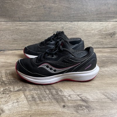 Saucony Cohesion 16 S10782-10 Women's 10 W Running Shoes Black Fuchsia Sneakers