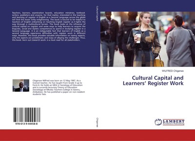 Wilfred Chigerwe | Cultural Capital and Learners' Register Work | Taschenbuch