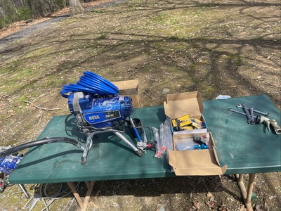 #ad Graco 390 PC Electric Airless Paint Sprayer With New Hose And Gun With Tips $799.99