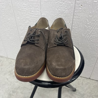 G.H. BASS co. Brown Olive Buc Leather Suede Shoes Mens 12 3E  display picture 3