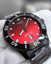 Tissot SeaStar 1000 Quartz 40mm Red-Black Men's Watch T120.410.33.421.00 2