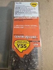 Power Care 16 In. Semi Chisel Saw Chain Centri Lube Drive Links Y55 461-785 NIP