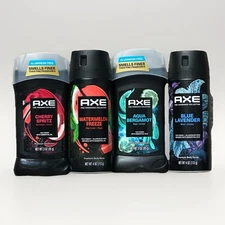 Axe Fine Fragrance Premium Deodorant & Body Spray Bundle Various Scents Lot of 4