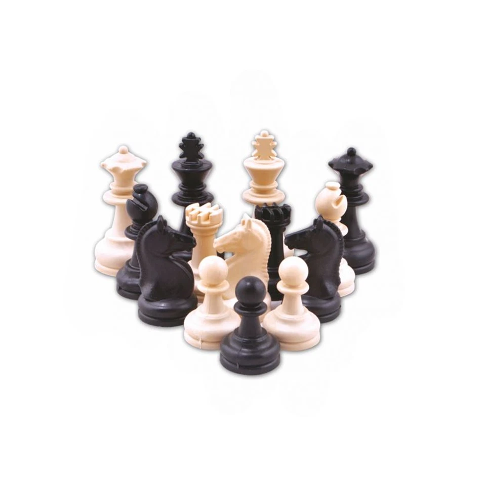 Plastic Chessmen Big Size 32 Pieces Chess World Pawn Big L Star 1050637 - Image 2 of 3
