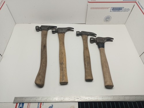 Framing Hammer Lot Hart 16 OZ , Dead On Tools Hammers Lot Milled Face