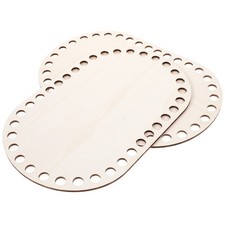 2 Pcs Bag Making Supplies Crochet Base for Purses Basket Bottoms