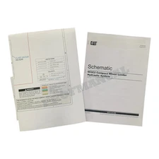 Caterpillar 903C2 Loader Hydraulic System 485-0672 Schematic Service Manual
