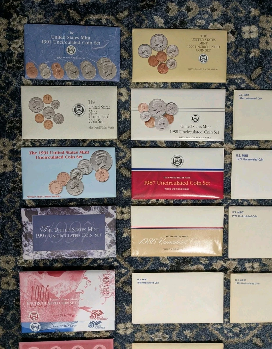 未曾流通1976 美国硬币铸币厂套装| eBay