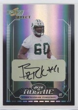 2006 Score Select Rookie End Zone Signatures 2/6 D'Brickashaw Ferguson Auto uk2