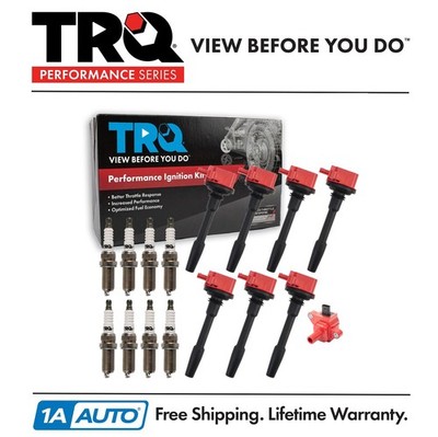 TRQ Performance Ignition Coil & Spark Plug Kit for 2018-2024 Ford Mustang