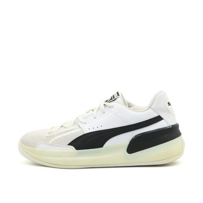 PUMA Herren Court Rider 2.0 Schuhe Weiß/Schwarz Low-Top Sneaker EU 44.5