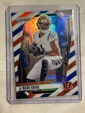 2024 Panini Prizm Red White & Blue Prizm Ja'Marr Chase #57 Bengals NFL Football
